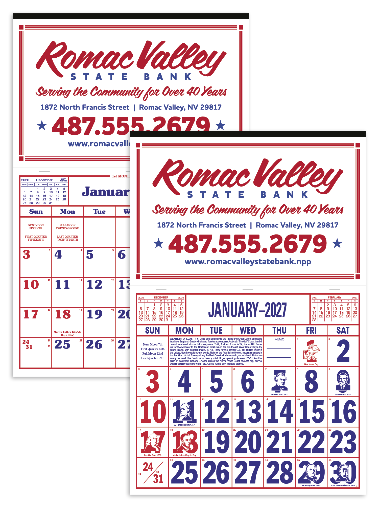 Skinner & Kennedy® Apron Style Calendar